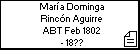 María Dominga Rincón Aguirre