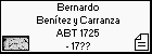 Bernardo Benítez y Carranza