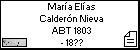 María Elías Calderón Nieva