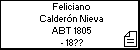 Feliciano Calderón Nieva