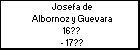 Josefa de Albornoz y Guevara