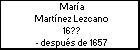 María Martínez Lezcano
