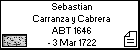 Sebastian Carranza y Cabrera