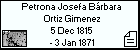 Petrona Josefa Bárbara Ortiz Gimenez