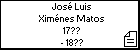 José Luis Ximénes Matos