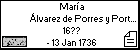 María Álvarez de Porres y Portugal
