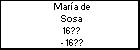 María de Sosa