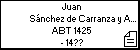 Juan Sánchez de Carranza y Ayala