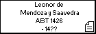 Leonor de Mendoza y Saavedra