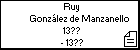 Ruy González de Manzanello