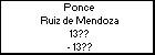 Ponce Ruiz de Mendoza