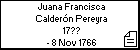 Juana Francisca Calderón Pereyra