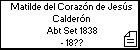 Matilde del Corazón de Jesús Calderón