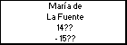 María de La Fuente