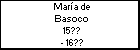 María de Basoco