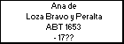 Ana de Loza Bravo y Peralta