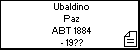Ubaldino Paz