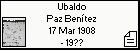 Ubaldo Paz Benítez