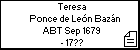 Teresa Ponce de León Bazán