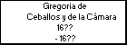 Gregoria de Ceballos y de la Cámara