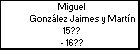 Miguel González Jaimes y Martín