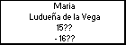 Maria Ludueña de la Vega