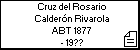 Cruz del Rosario Calderón Rivarola