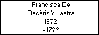 Francisca De Oscáriz Y Lastra