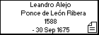 Leandro Alejo Ponce de León Ribera