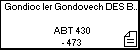Gondioc Ier Gondovech DES BURGONDES