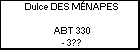 Dulce DES MÉNAPES