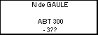 N de GAULE