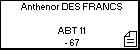 Anthenor DES FRANCS