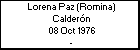 Lorena Paz (Romina) Calderón