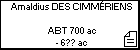 Amaldius DES CIMMÉRIENS 