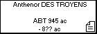 Anthenor DES TROYENS 
