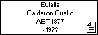 Eulalia Calderón Cuello