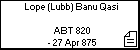 Lope (Lubb) Banu Qasi