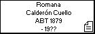 Romana Calderón Cuello