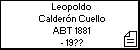 Leopoldo Calderón Cuello