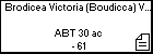 Brodicea Victoria (Boudicca) Verch Mandubratius de BRETAGNE