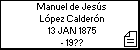 Manuel de Jesús López Calderón