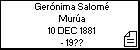 Gerónima Salomé Murúa