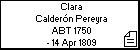 Clara Calderón Pereyra