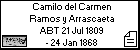 Camilo del Carmen Ramos y Arrascaeta