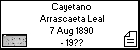 Cayetano Arrascaeta Leal