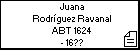 Juana Rodríguez Ravanal