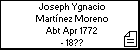 Joseph Ygnacio Martínez Moreno