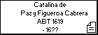 Catalina de Paz y Figueroa Cabrera