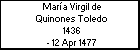 María Virgil de Quinones Toledo